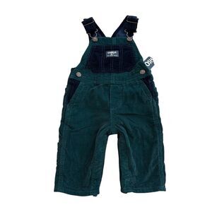 OshKosh B'gosh Corduroy Overalls Green Size 6 Months